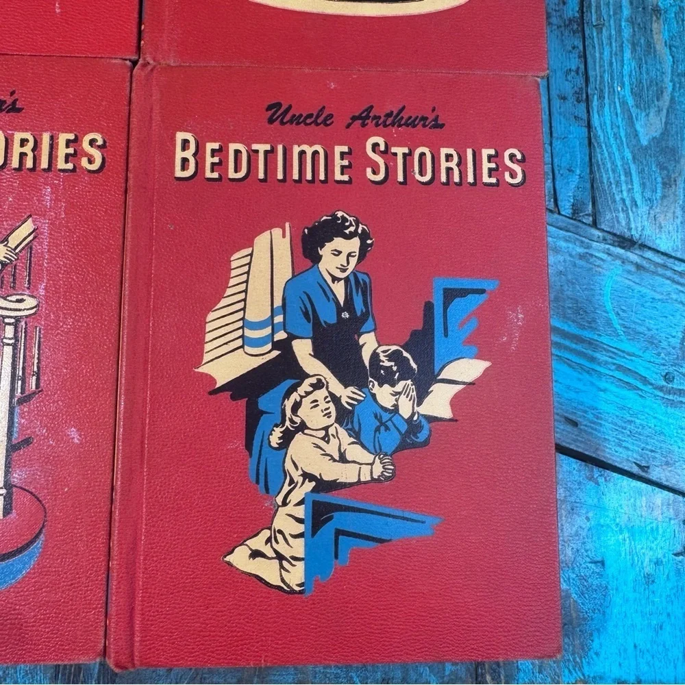 Uncle Arthur's Bedtime Stories, Vol. 1, 2, 3, 4 Vintage 1950s - Picture 9 of 16